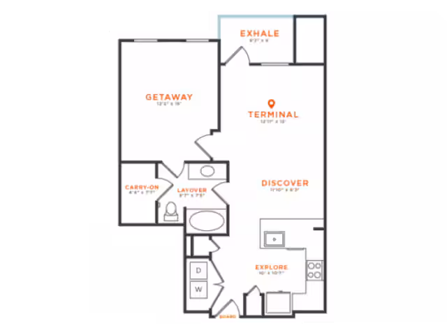 Unit CLC3071 CLC3071 floor plan